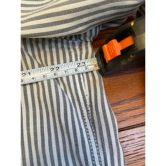 Jack’s Girlfriend Long Sleeved Button Up Striped shirt with roll up sleeves - Picture 8 of 10